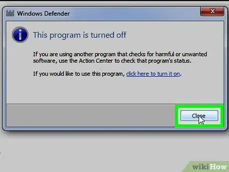 Image titled Disable Windows Defender on Windows Vista Step 7