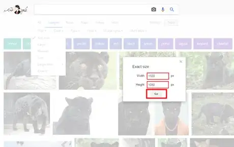 Image titled How to Search Google Images by the Exact Size.png