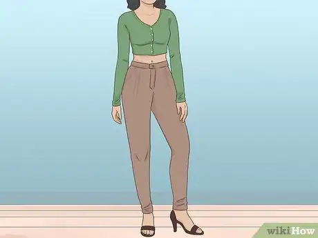 Image titled Wear High‐Waisted Pants Step 1