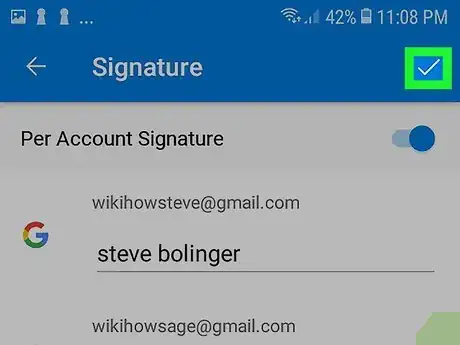 Image titled Sync Outlook Signatures Step 7