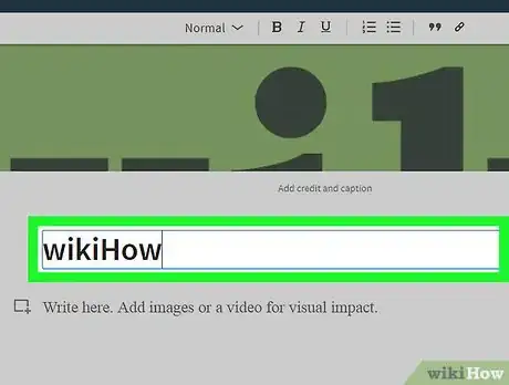Image titled Post an Article on LinkedIn on PC or Mac Step 6