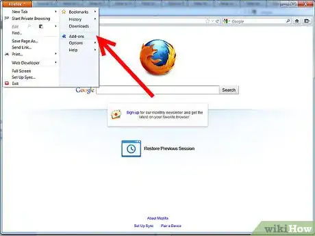 Image titled Uninstall Firefox Addons Step 3