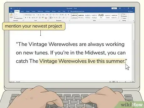 Image titled Write a Band Bio Step 10