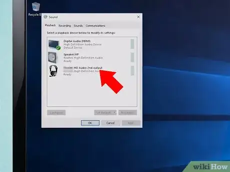 Image titled Connect a Headset to PC Step 19