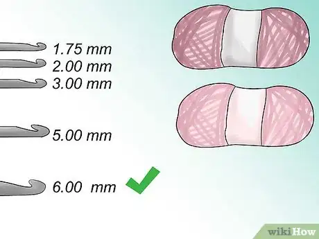 Image titled Crochet a Pink Ribbon Scarf Step 1