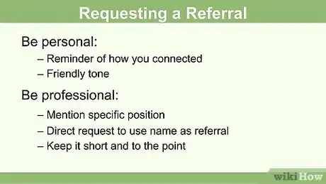 Image titled Include a Referral in a Cover Letter Step 3