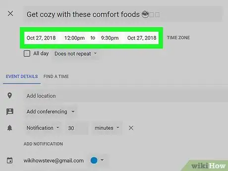 Image titled Schedule an Event in Gmail Step 10