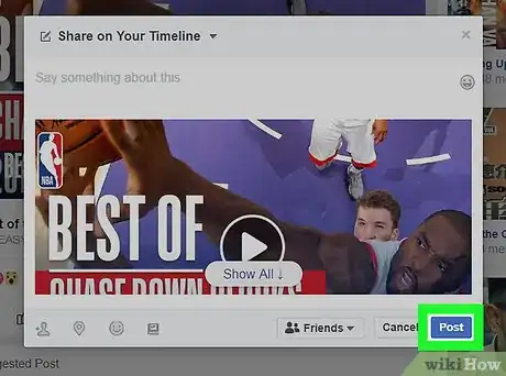 Image titled Share on Facebook Step 7