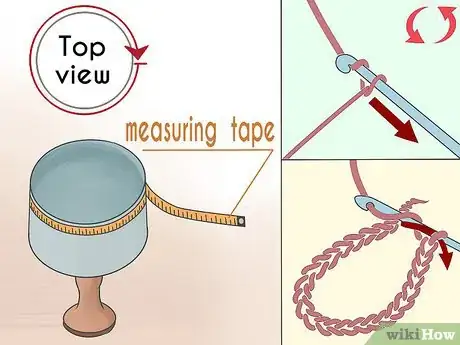 Image titled Crochet a Lamp Shade Cover Step 3