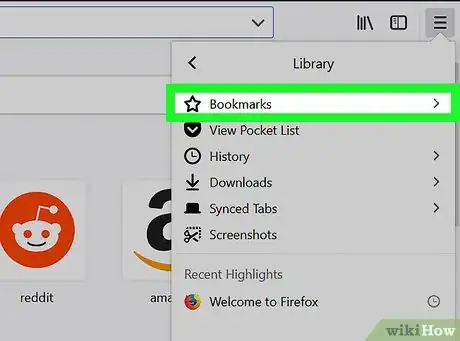 Image titled Export Bookmarks from Firefox Step 4