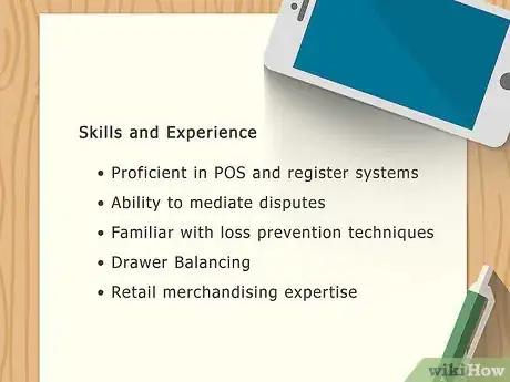 Image titled Put Cashier Experience on a Resume Step 6