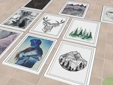 Image titled Hang a Grid Gallery Wall Step 6