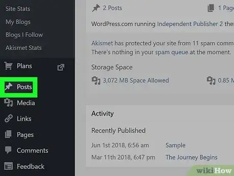 Image titled Edit a Post Page in WordPress on PC or Mac Step 2