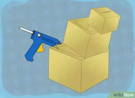 Image titled Make a Cake Shaped Box to Hold Wedding Cards Step 10