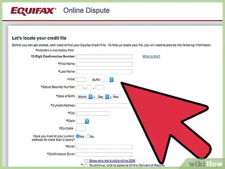 Image titled Dispute an Equifax Credit Report Online Step 3