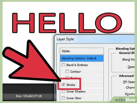 Image titled Add Strokes to Text in Photoshop Step 4