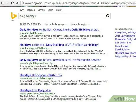 Image titled Find Out What Type of Holiday Exists Today Online (Besides Common Holidays) Step 5