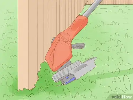 Image titled Weed Whip Fence and Curb Lines Step 5