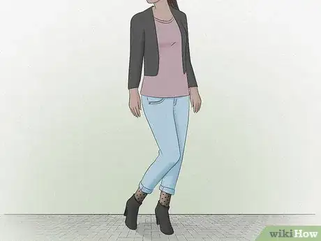 Image titled Wear Polka Dot Tights Step 1