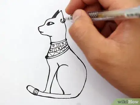 Image titled Draw Bastet in Cat Form Step 18