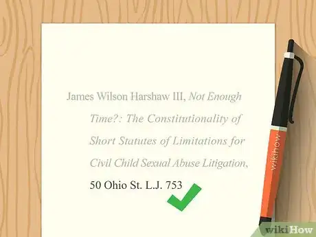 Image titled Cite Law Review Articles Step 3