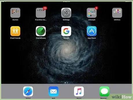 Image titled Put Icons on the Desktop of an iPad Step 1
