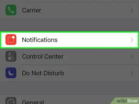 Image titled Turn Off FaceTime Notifications on an iPhone Step 2
