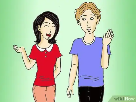 Image titled Flirt With a Guy (Teens) Step 1