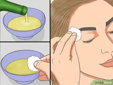 Image titled Use Flat Champagne for Skin Care Step 2