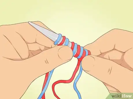 Image titled Knit a Two Color Italian Cast on Step 6