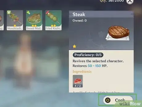 Image titled Cook Food in Genshin Impact Step 9