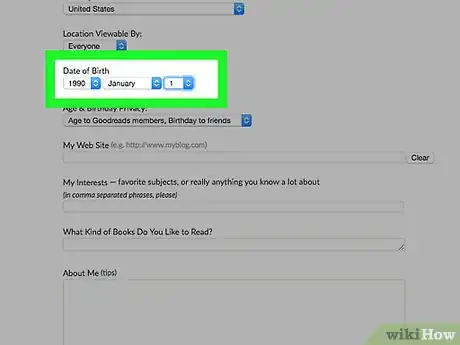 Image titled Manage Your Public Profile Information on Goodreads Step 13