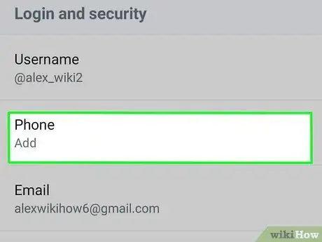 Image titled Add a Phone Number on Twitter Step 20