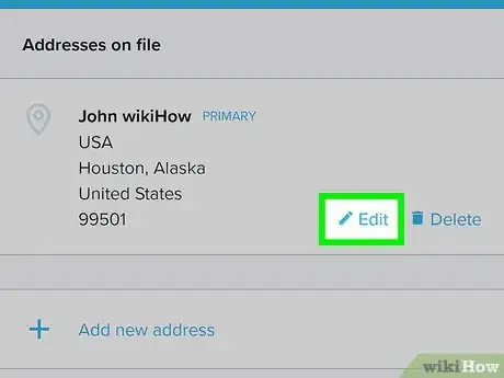 Image titled Change Your Shipping Address on the Wish App Step 5