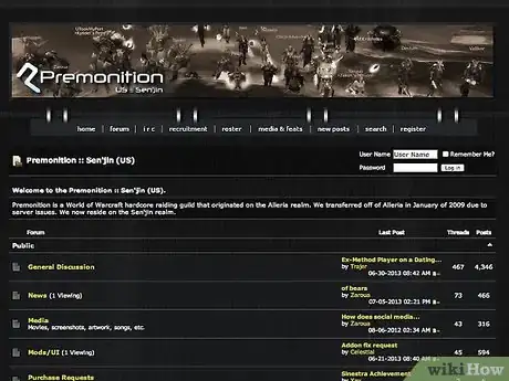 Image titled Form a Successful Guild in World of Warcraft Step 7