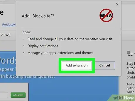 Image titled Block Facebook on Chrome Step 3