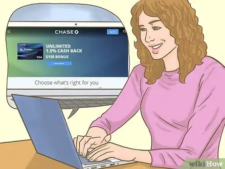 Image titled Apply for a Chase Credit Card Step 1