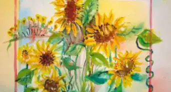 Paint Sunflowers in Watercolor