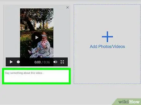 Image titled Promote Videos on Facebook Step 2