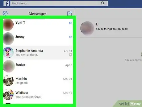 Image titled Hide Messages You Have Read on Facebook Messenger on a PC or Mac Step 3