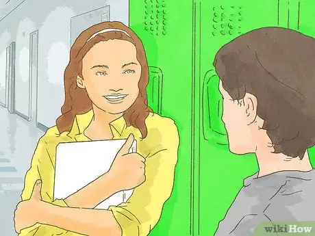 Image titled Make a Guy Less Nervous when You Talk to Him Step 1