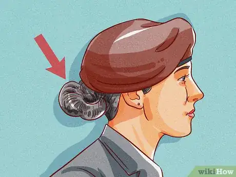 Image titled Wear an Army Beret Step 6