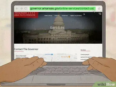 Image titled Contact Arkansas's Governor Step 2