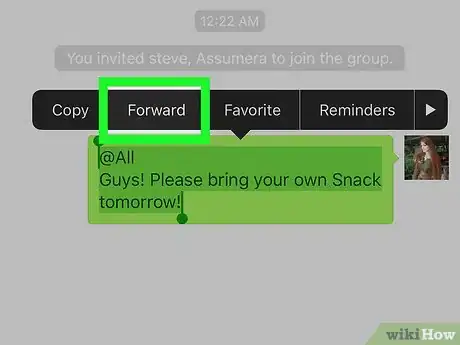 Image titled Forward Wechat Messages on an iPhone or iPad Step 5