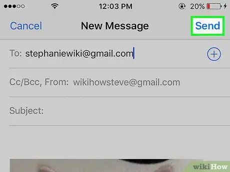 Image titled Email Multiple Photos from an iPhone Step 6