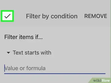 Image titled Filter on Google Sheets on iPhone or iPad Step 12