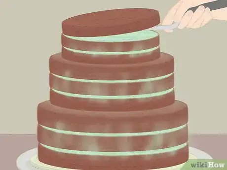 Image titled Make a Wedding Cake Step 14