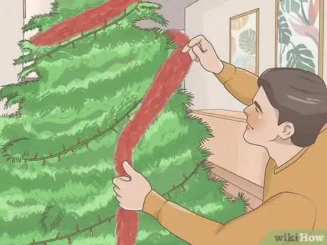 Image titled Hang Heavy Ornaments on a Real Tree Step 1