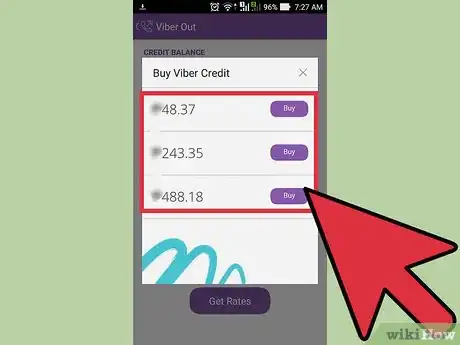 Image titled Pay for Credits on Viber Step 6