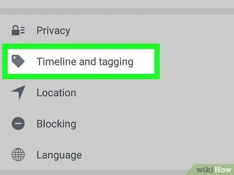 Image titled Not Get Tagged on Facebook on Android Step 4